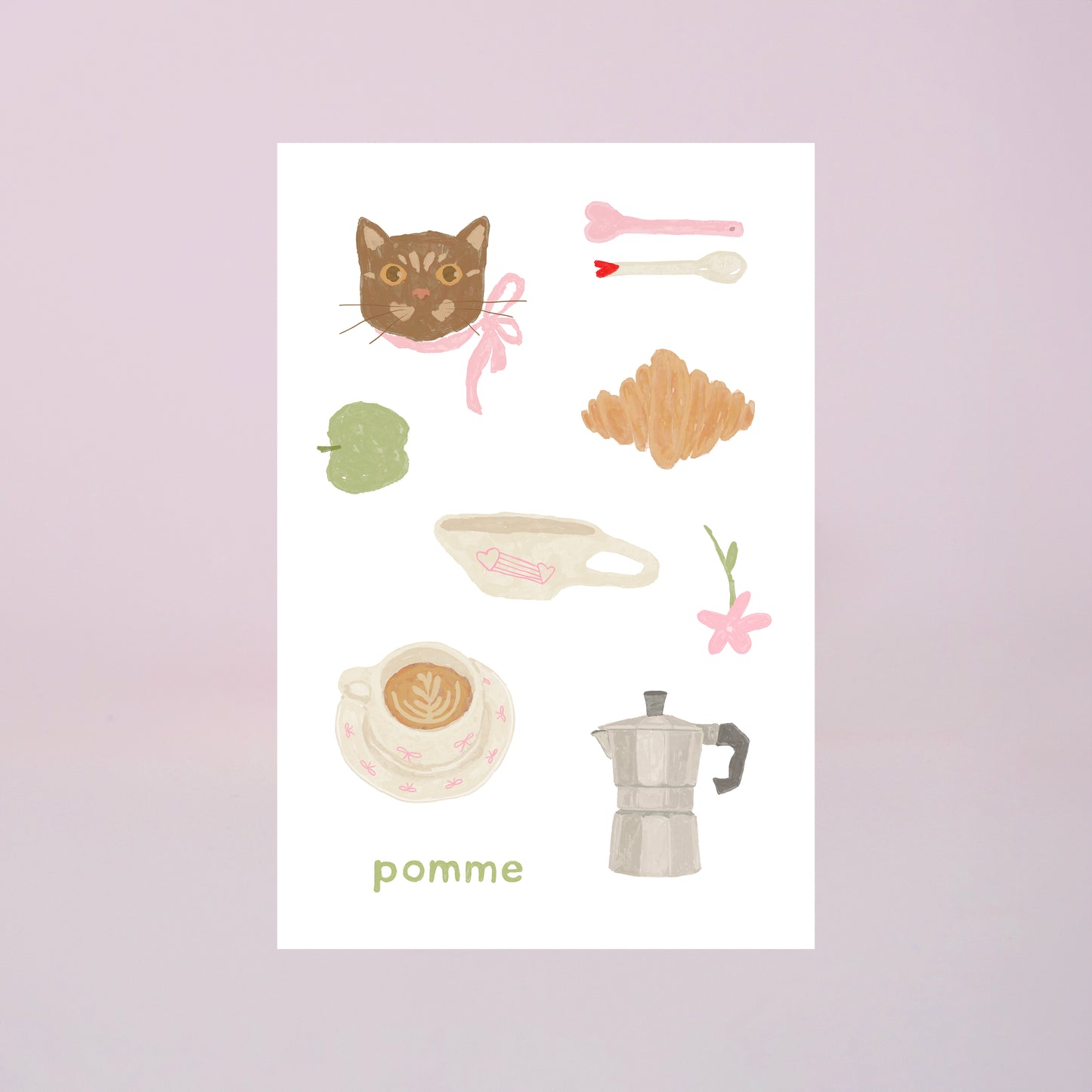 POMME STICKERS