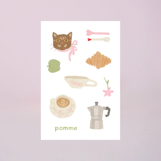 POMME STICKERS