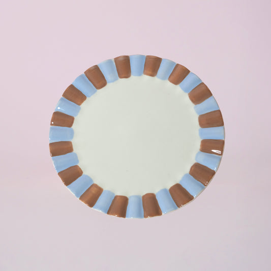 BLUE MOCHA PLATE
