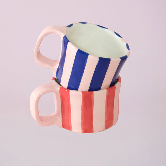 CHERRY AND POPPY MUGS