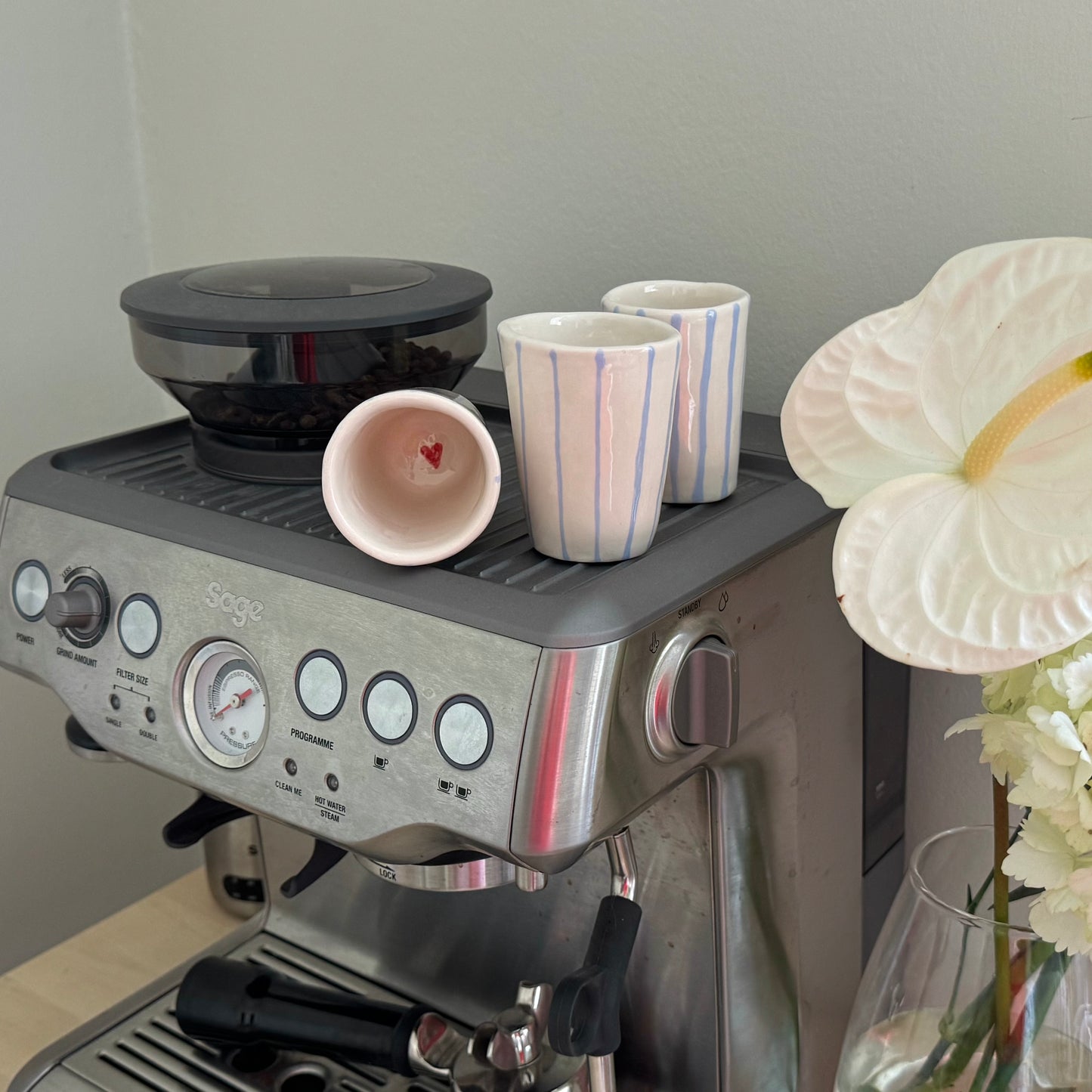 BLUE STRIPES ESPRESSO CUP