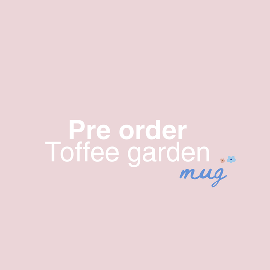 PRE ORDER TOFFEE GARDEN MUG