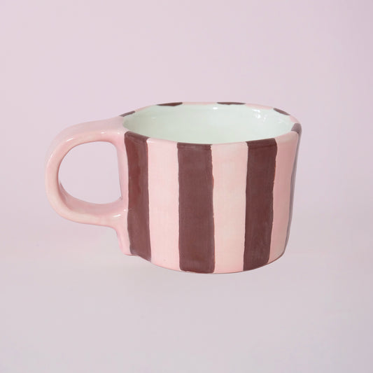 CHOCOLATE STRIPES MUG